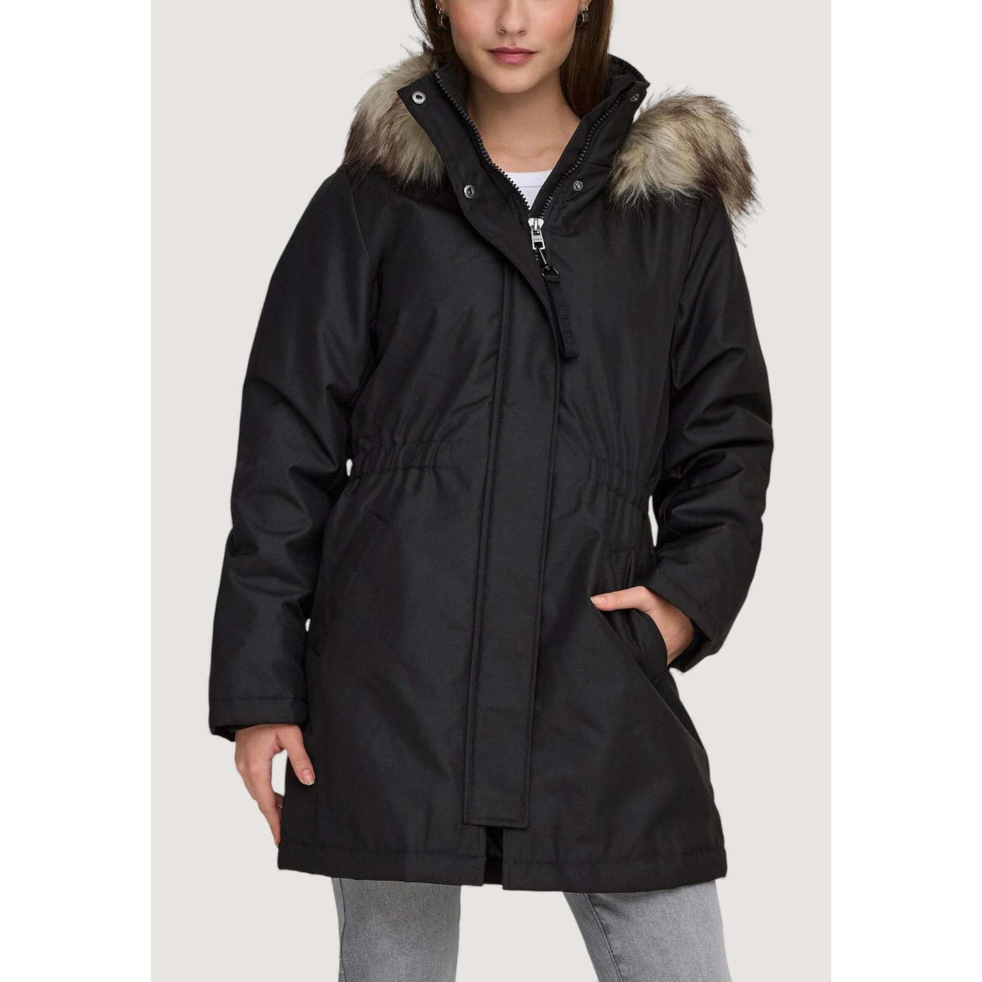 Only - Parka Onlmathilda Winter Fur Parka Otw Femme Noir - Parka - Noir - Decathlon
