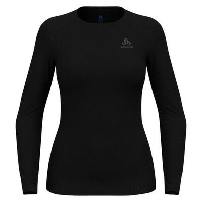 Maglia Termica Donna Maniche Lunghe Nera Odlo 159101