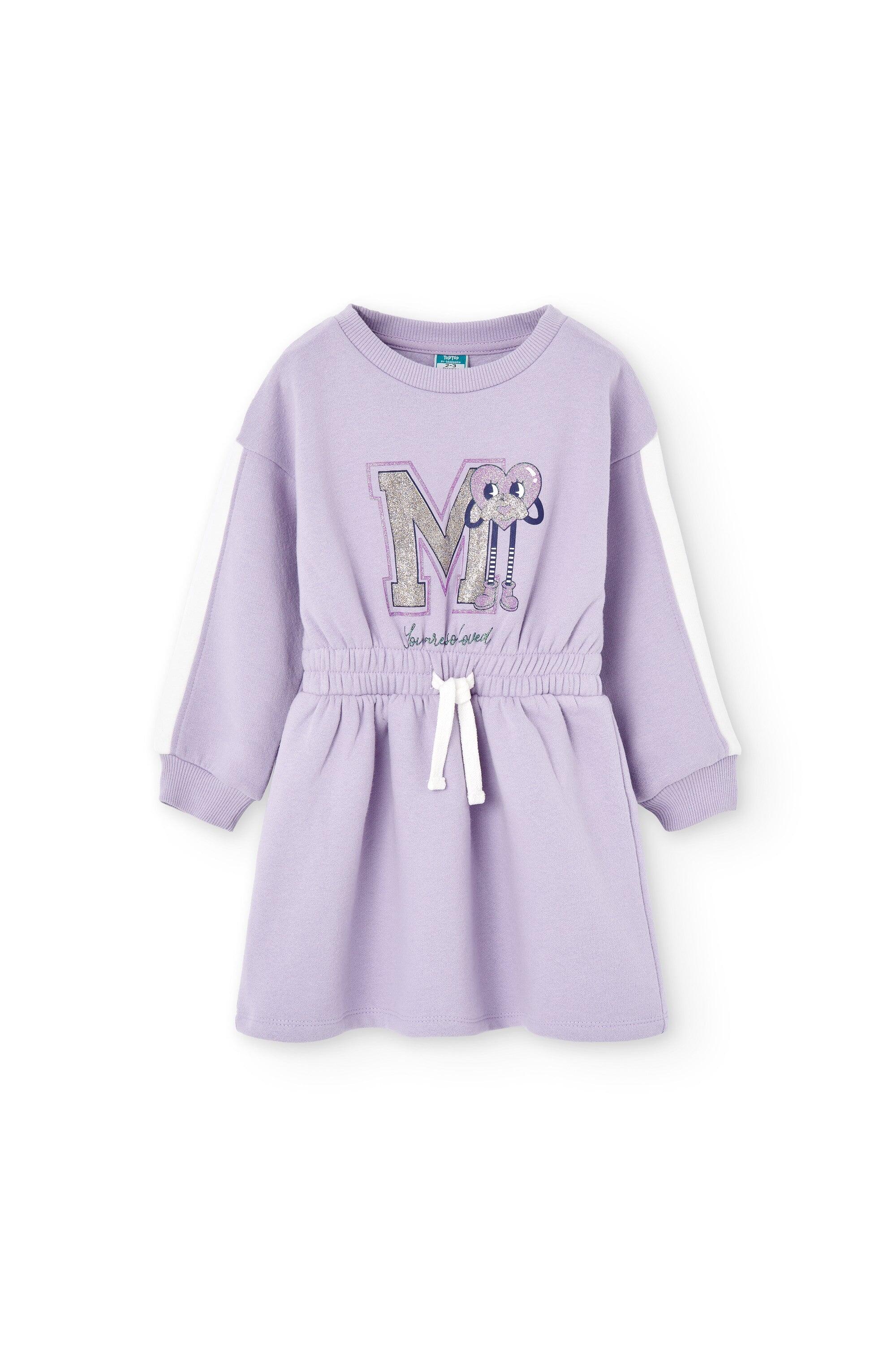 Vestido roxo de menina 2/5