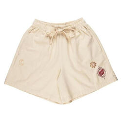 Pantalon Santa Cruz Scatter short de marche blanc cassé