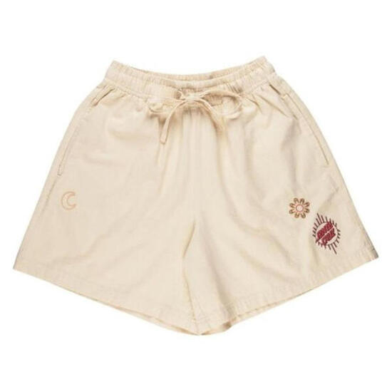 Pantalon Santa Cruz Scatter short de marche blanc cassé