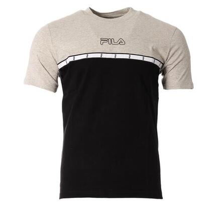Fila Tape T-shirt Zwart/Grijs voor Heren