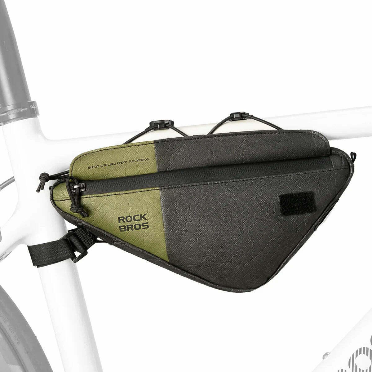 Borsa Triangolare Per Bicicletta System-S, Impermeabile, Grigia, Da Telaio - 2