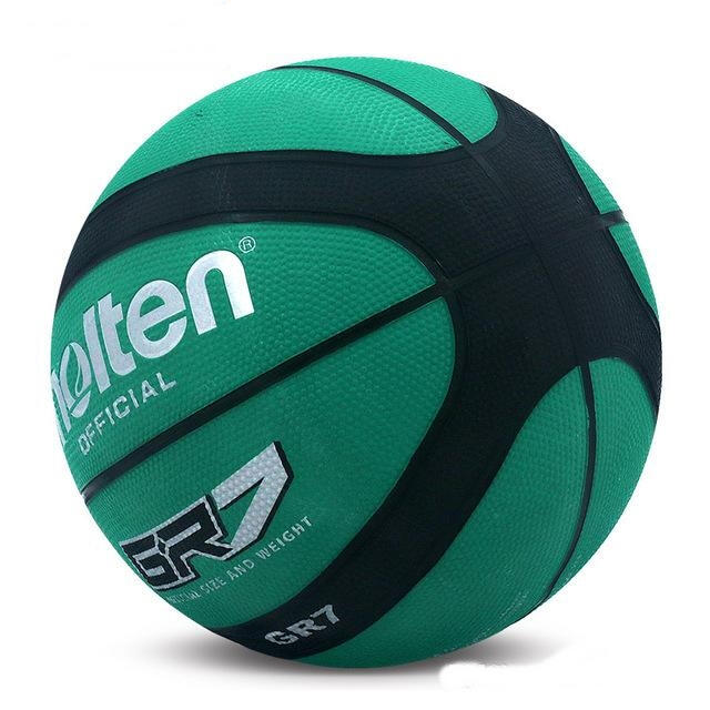 Pachet 6 mingi baschet Molten GR7-GK, marime 7, cauciuc, pompa DHP21 si sac SBP
