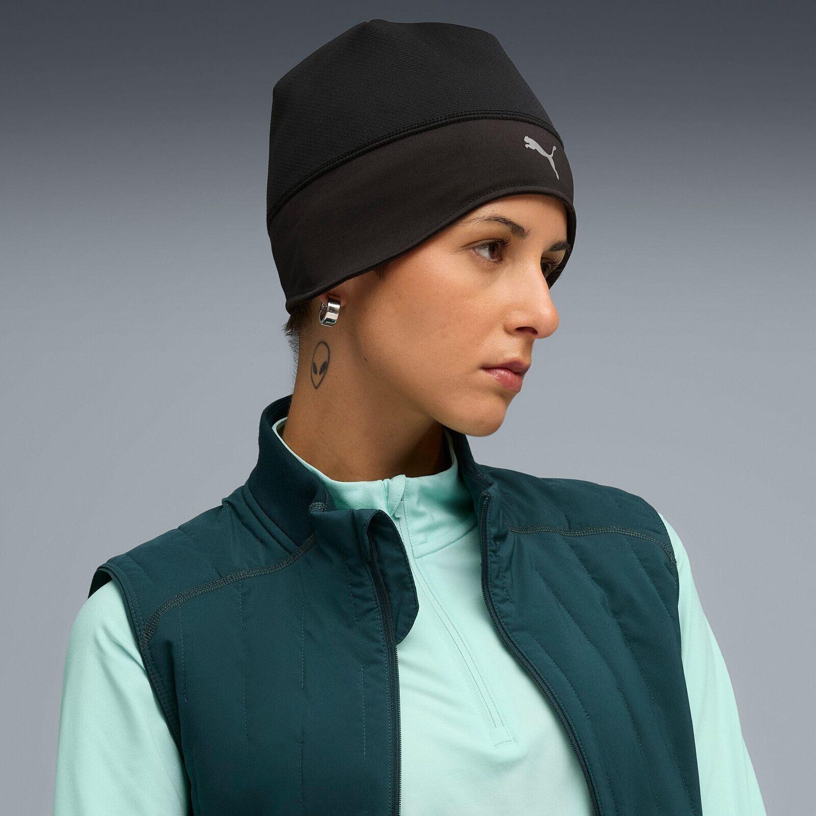 Fagiolo Puma Running Contoured Skull Beanie, Nero, Unisex 5/5
