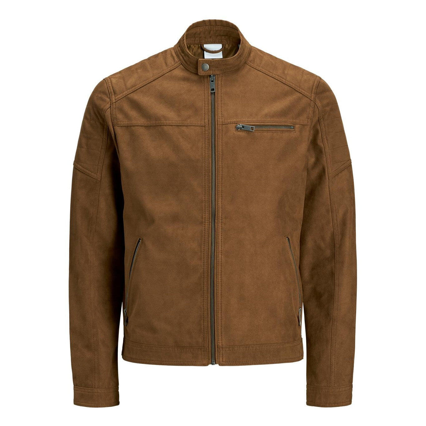 Veste Jack & Jones Rocky daim cognac 1/7