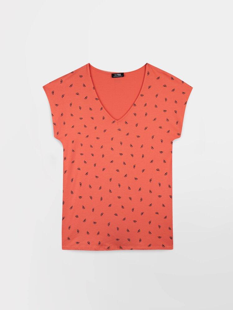 Camiseta de Mujer Coral TBS EDDENSAN 2/5