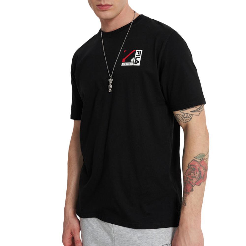 Men's Fila Graphic Black T-Shirt