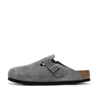 Birkenstock Boston Sabot Uomo Blu/Grigio