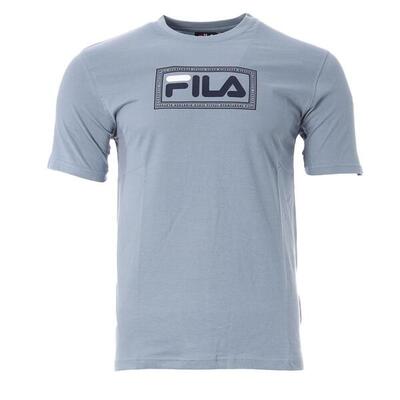 T-shirt Fila Build Azzurro da Uomo