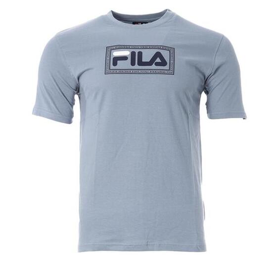 T-shirt Fila Build Azzurro da Uomo
