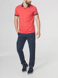 Polo manches courtes Homme - MILAKPOL Rose/rouge