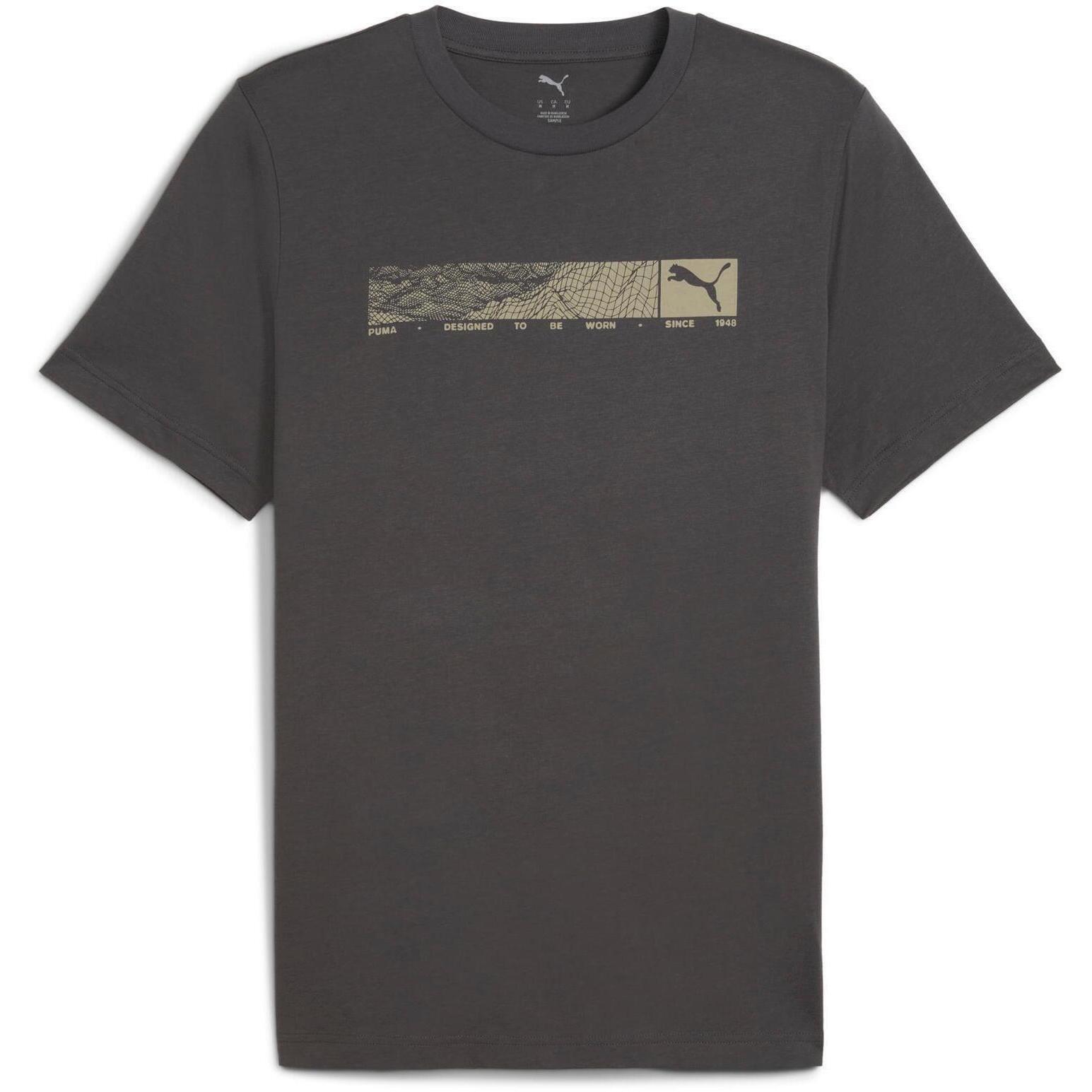 T-shirt Puma tech Graphic Tee, Gris, Hommes 5/5