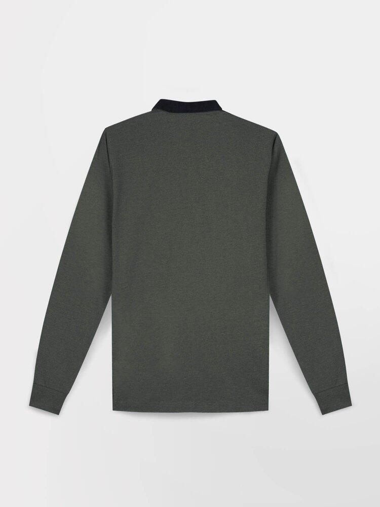 Polo de Manga Larga Gris para Hombre TBS Pekanpol 4/5