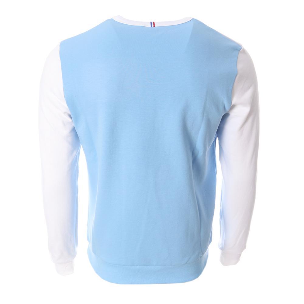 Felpa Uomo Le Coq Sportif Fanwear Bianca/Blu 2/2