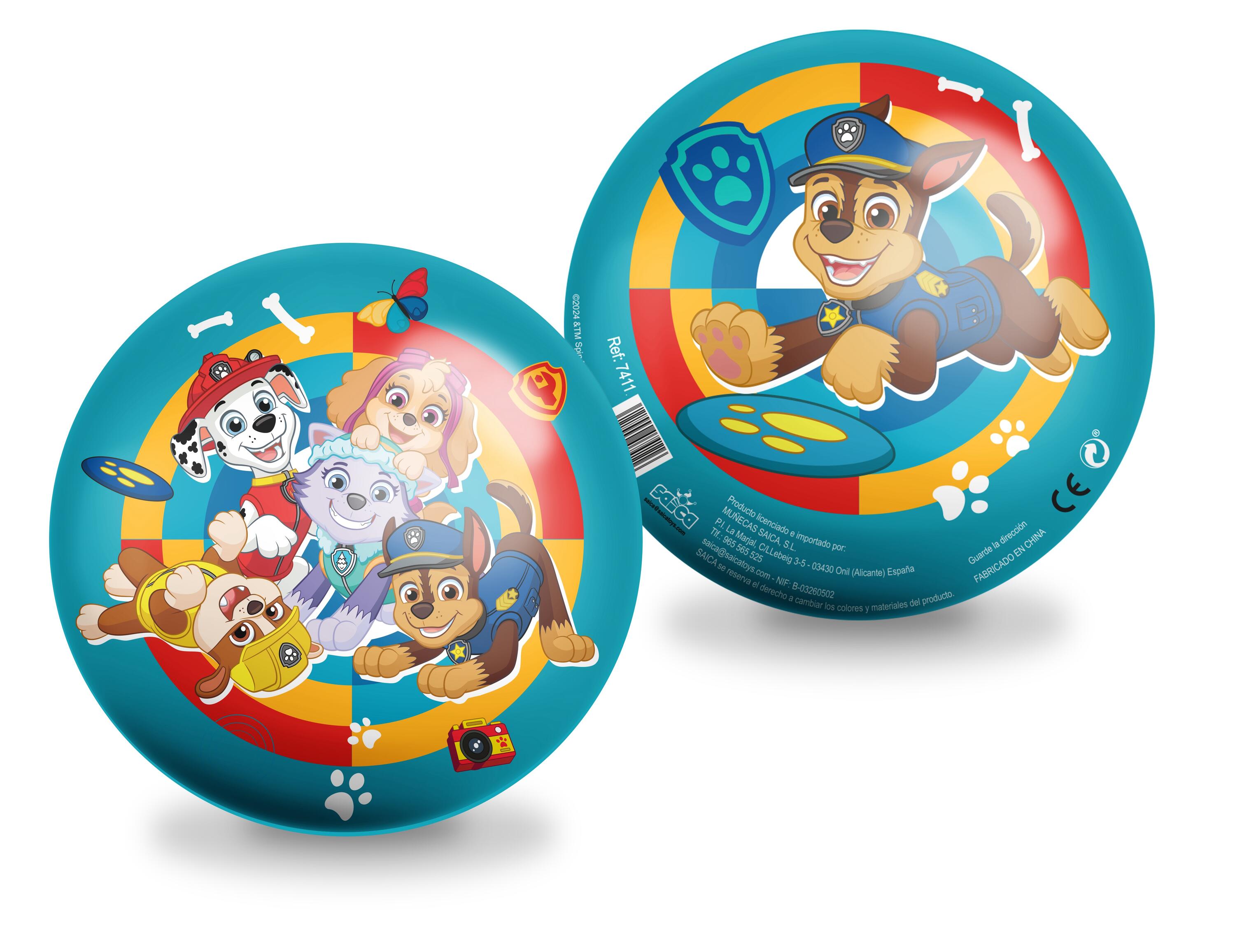 Pack Patinete CYC Paw Patrol, pelota 14 Paw Patrol y casco Ryder 3/4
