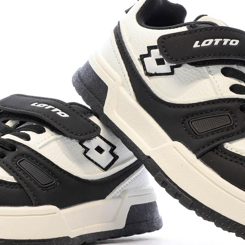 Baskets Blanches/Noires Garçon Lotto Basket Pescara 7/7