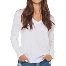 T-Shirt Manches Longues Blanc Femme Superdry Studios