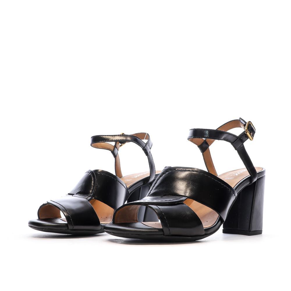 Sandalias Negras Geox Neraklia para Mujer 7/7