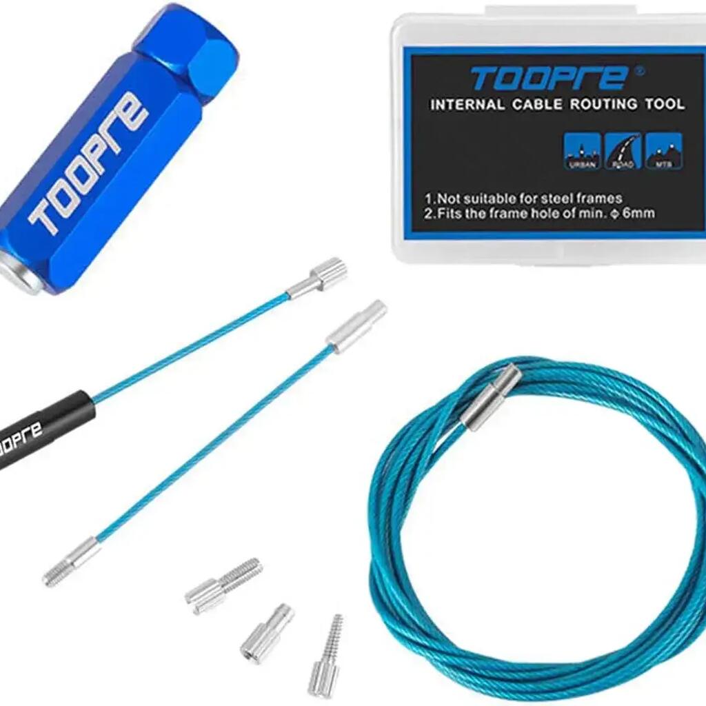 internal cable routing kit storage model for carbon frames
