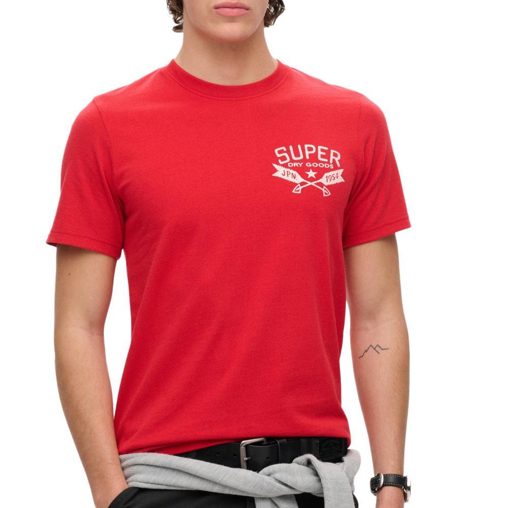 T-shirt Rouge Homme Superdry Outdoor 1/2
