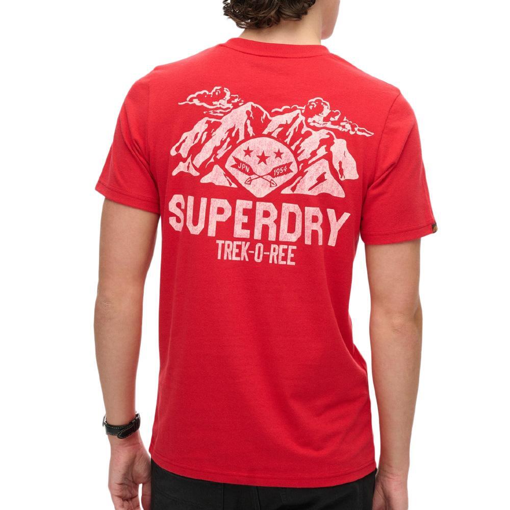 T-shirt Rouge Homme Superdry Outdoor 2/2