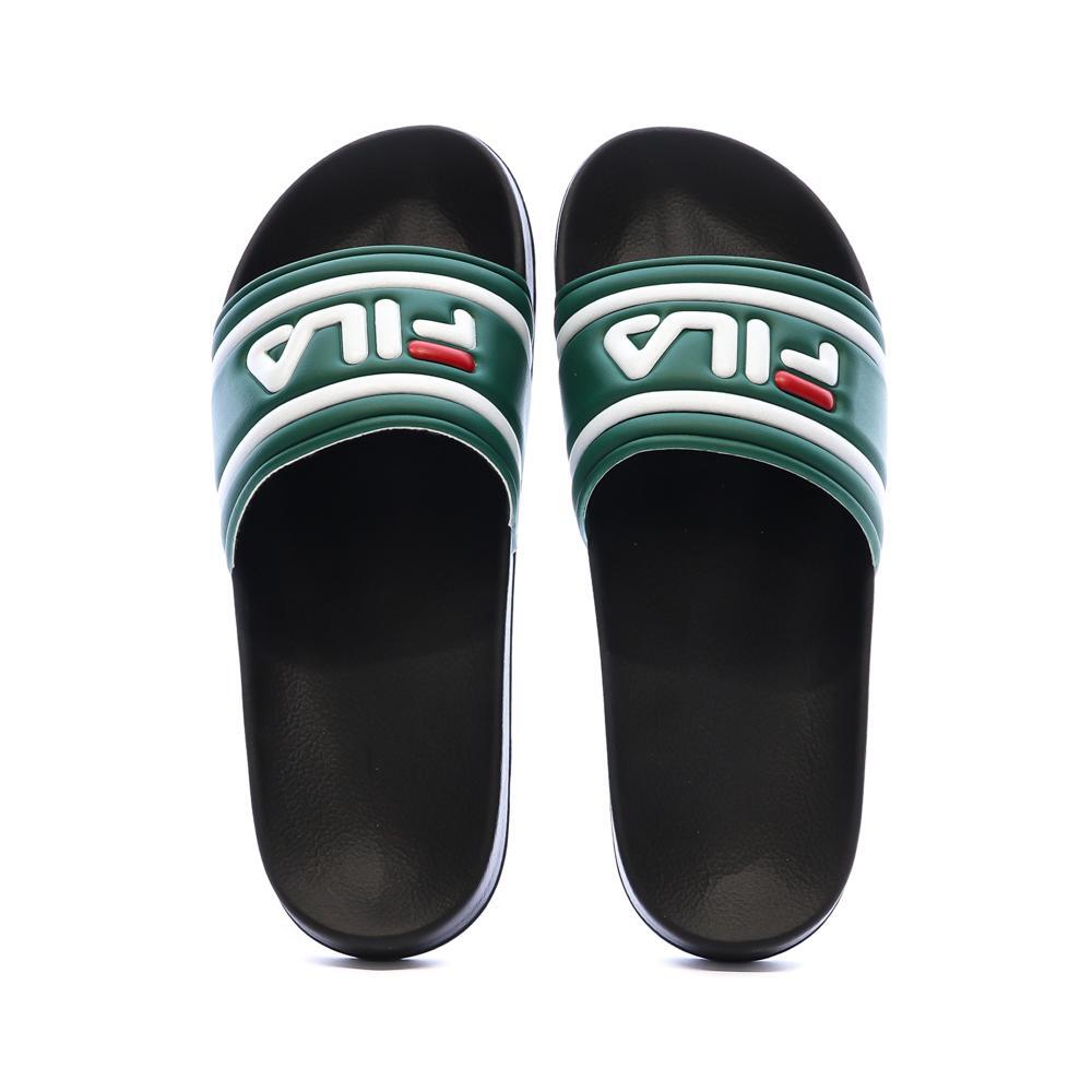 Claquettes Noires/Vertes/Blanches Homme Fila Morro - 40 3/3