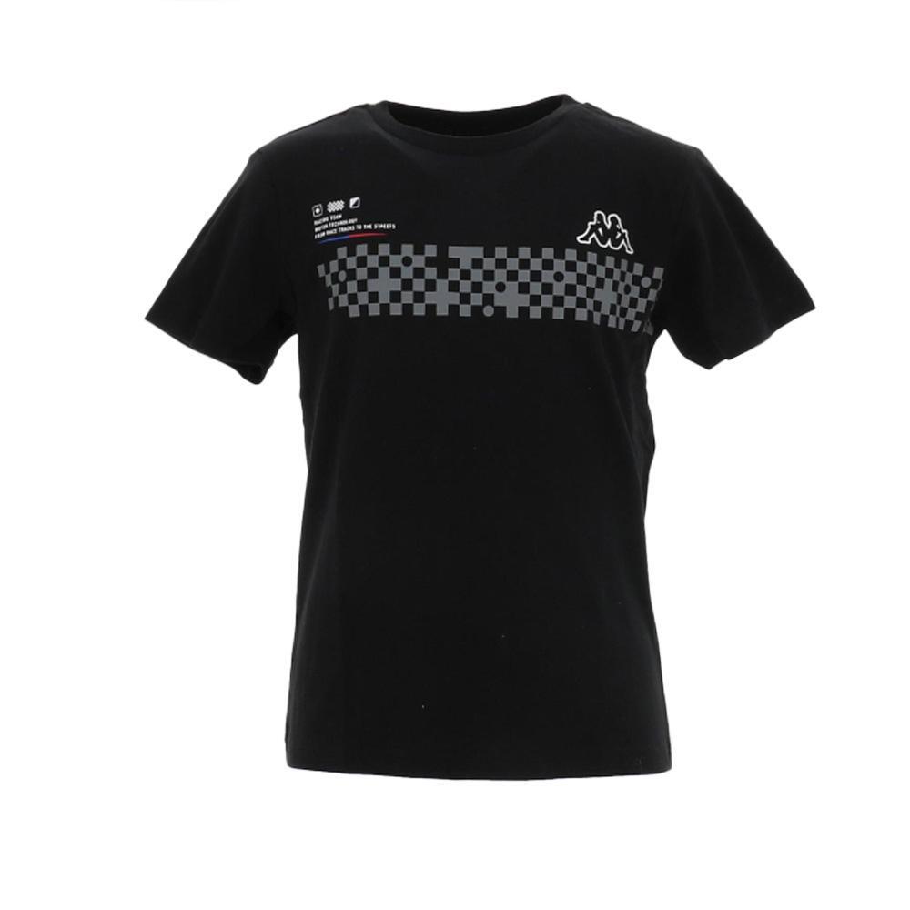 Kappa - T-shirt Noir Garçon Kappa Marco - Sous Maillot Manche Courte - Noir - Decathlon