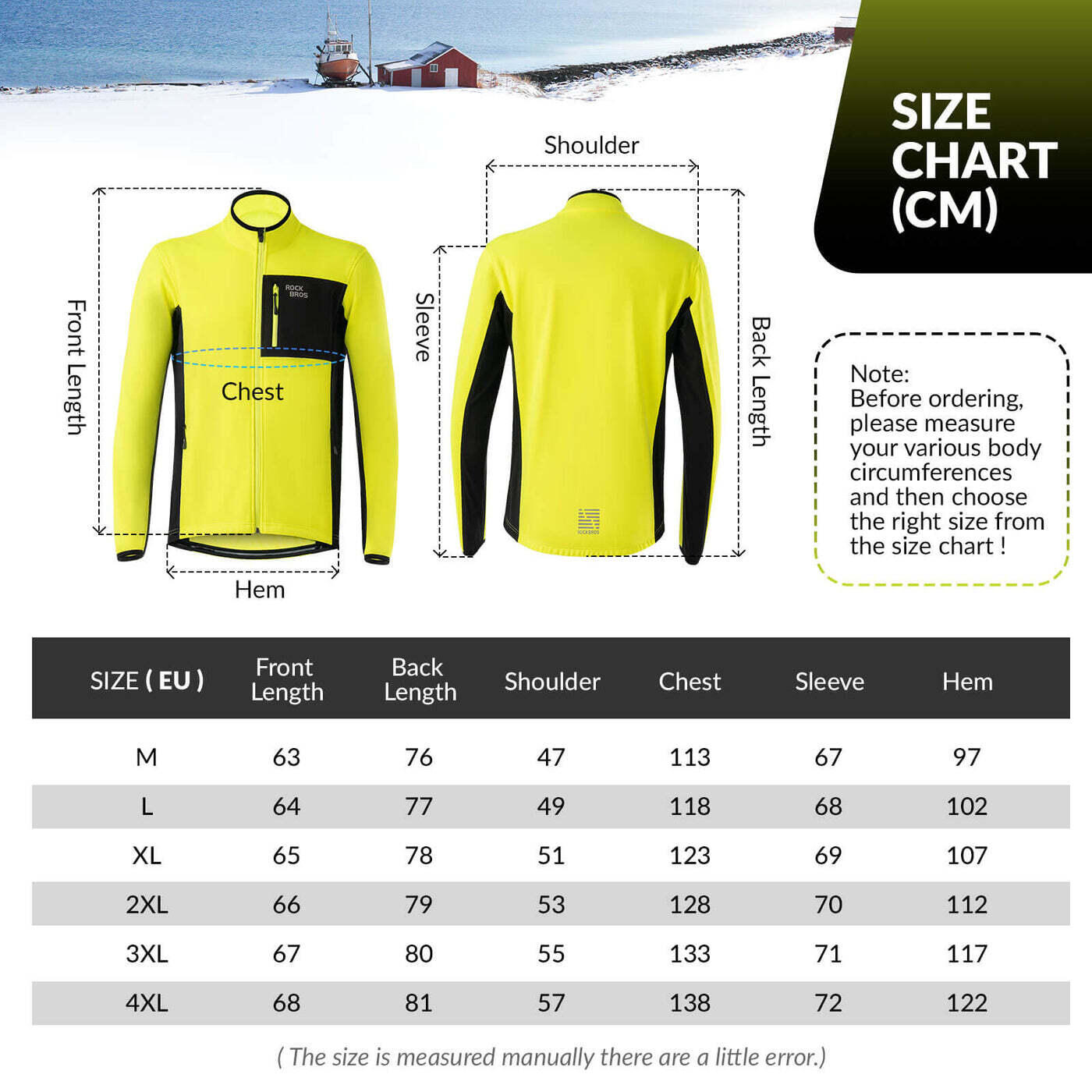ROCKBROS Winter-Radset (Jacke und Hose) 4/5