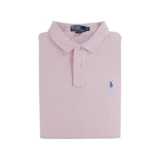 Second life - Kurzarm-Poloshirt Herren Rosa - In gutem Zustand