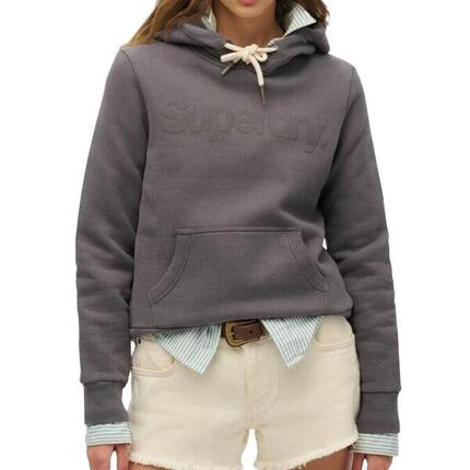 Sudadera Superdry Tonal Gris para Mujer
