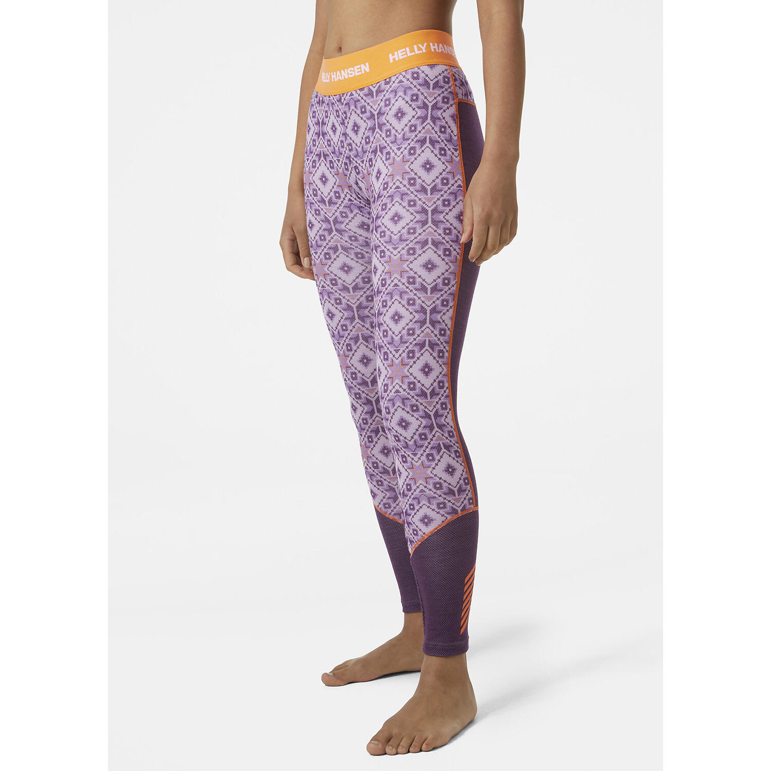 Damen Hose lang W LIFAMERINOMIDWEIGHT GRAPHIC PANT 3/6