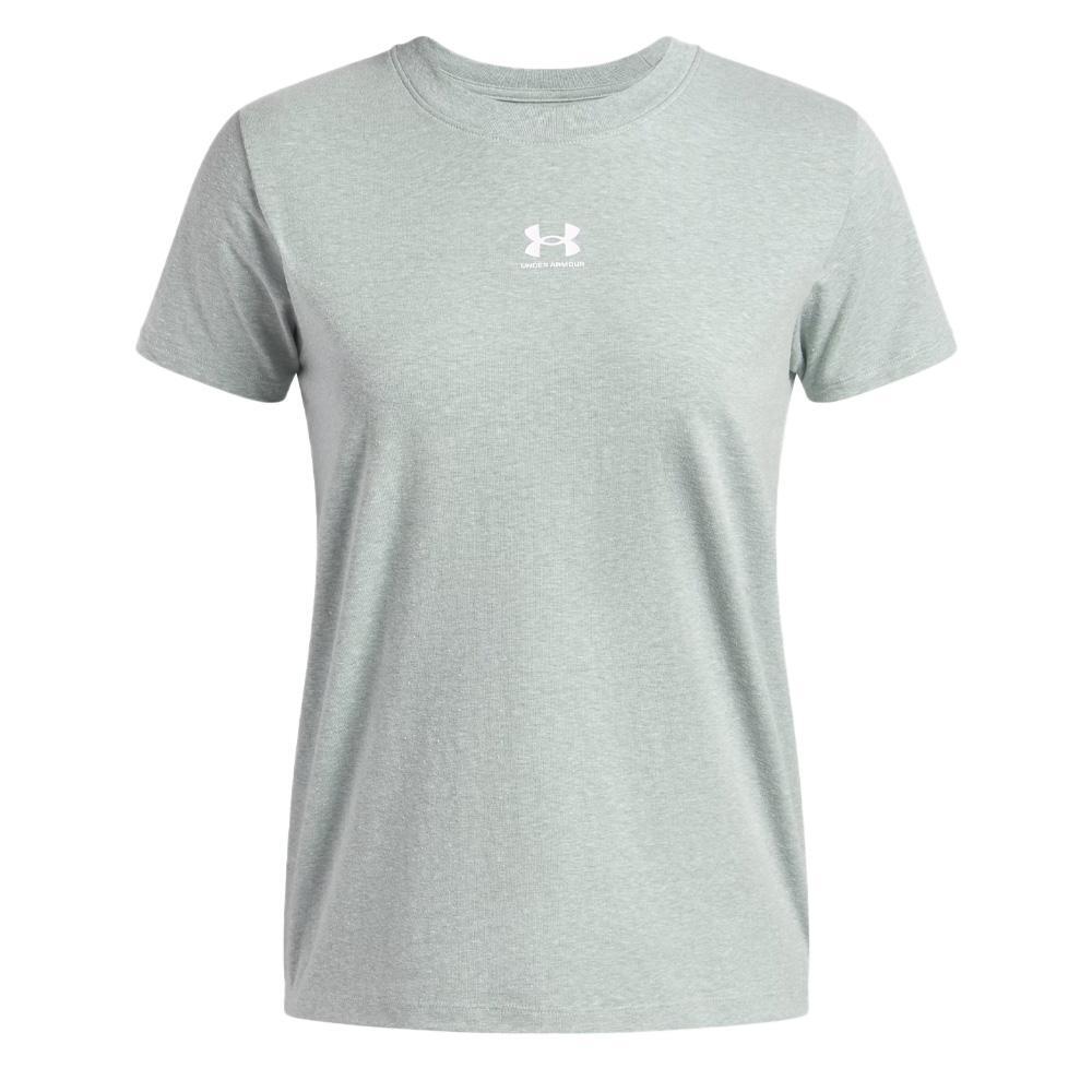 T-shirt Vert Clair Femme Under Armour Off Campus 3/3