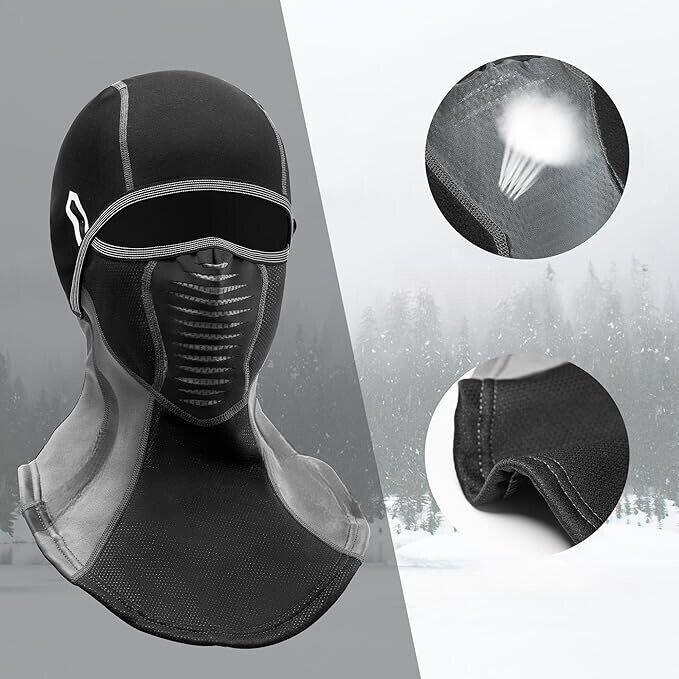 Pasamontañas térmico de forro polar con estampado ROCKBROS 2/5
