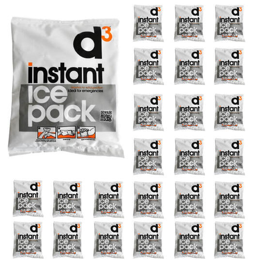 D3 Ghiaccio Istantaneo | Impacco Freddo Monouso per Traumi Contusioni Sport 25 p