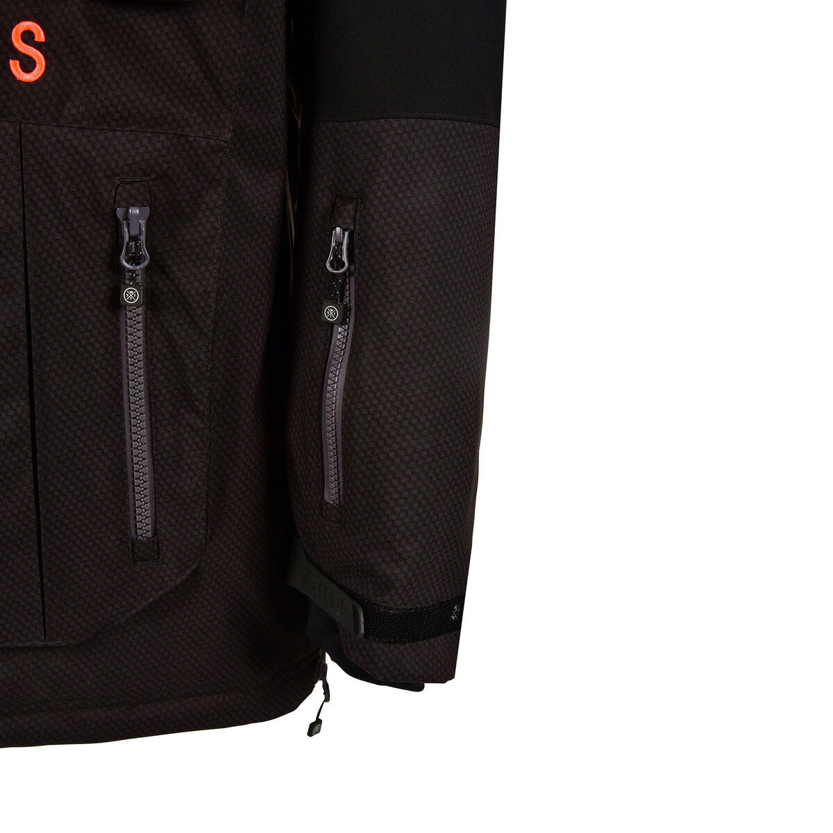 WATTS Jump Ski Jas Heren - Donkergrijs/Oranje 3/6