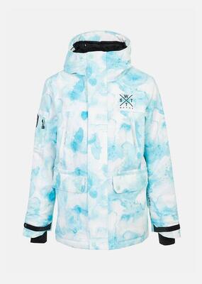 Watts clever ski jas dames lichtbauw/wit