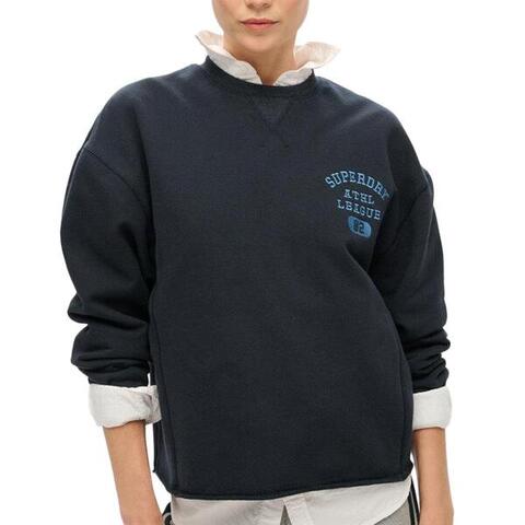 Sweat Superdry bleu sans capuche Taille M - Vêtements