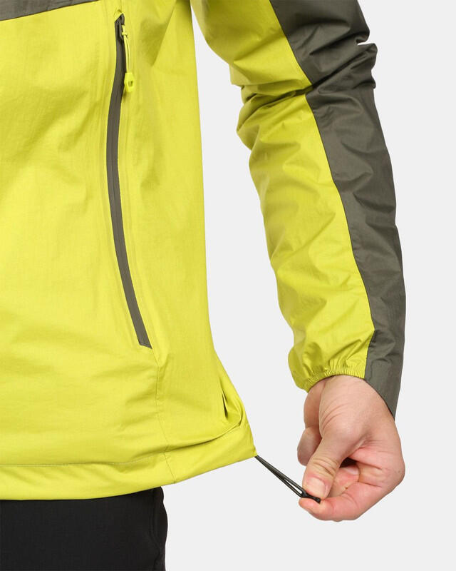 Chaqueta hardshell impermeable HURRICANE-M para hombre KILPI Verde claro 3/7