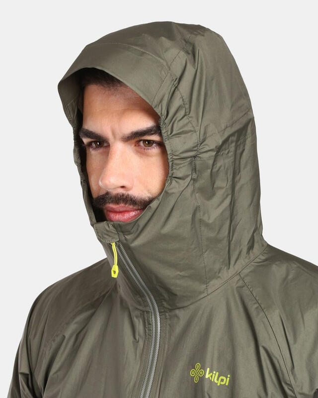 Chaqueta hardshell impermeable HURRICANE-M para hombre KILPI Verde claro 4/7