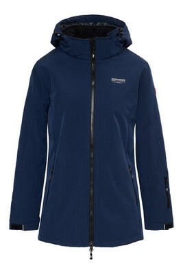 Nordberg olla gevoerde softshell ski jas dames - navy