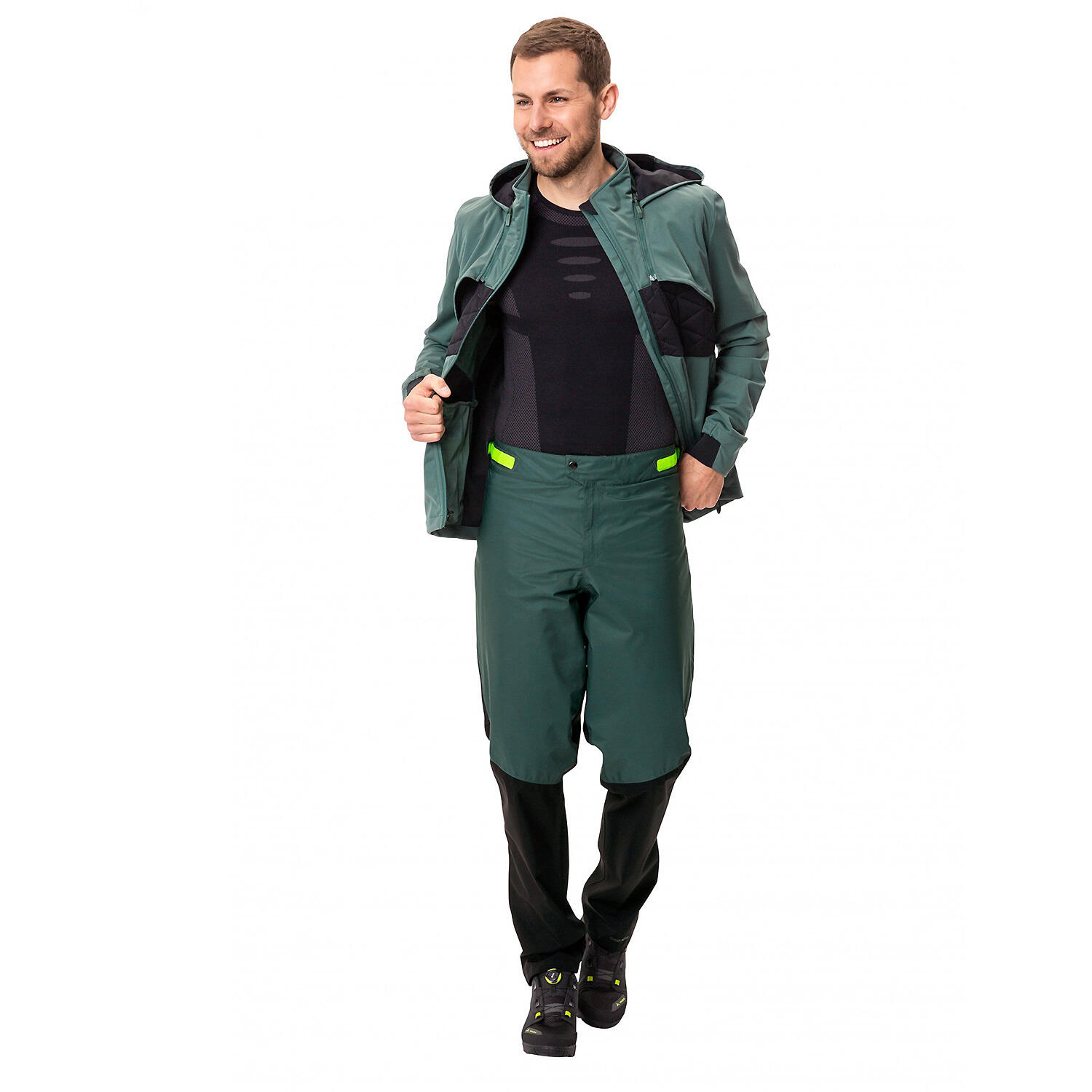 Herren Regenhosen MENS ALL YEARMOAB 2IN1 RAIN PANTS 3/5