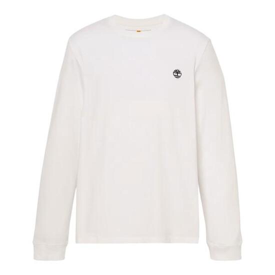 Sweat Homme T-Shirt DNRV Long Sleeve Tee Blanc