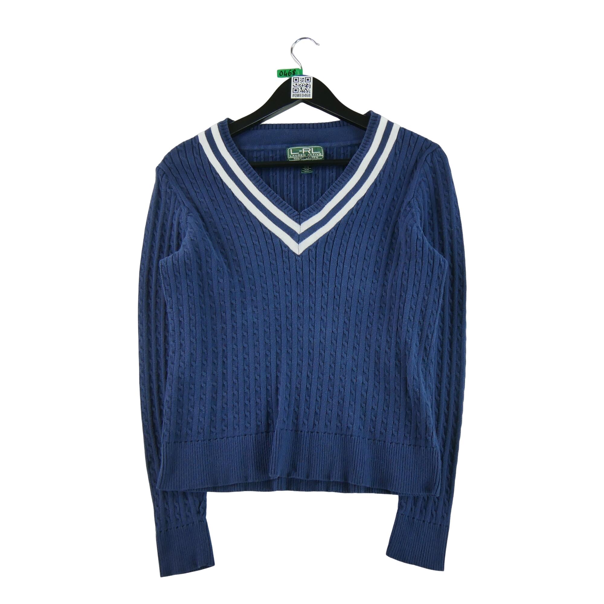 RALPH LAUREN Reconditionné - Pull Femme Marine - Très Bon État