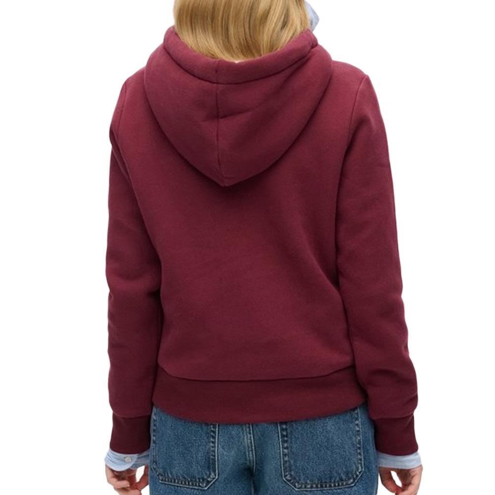 Sweat Rouge  Femme Superdry Luxe 2/5