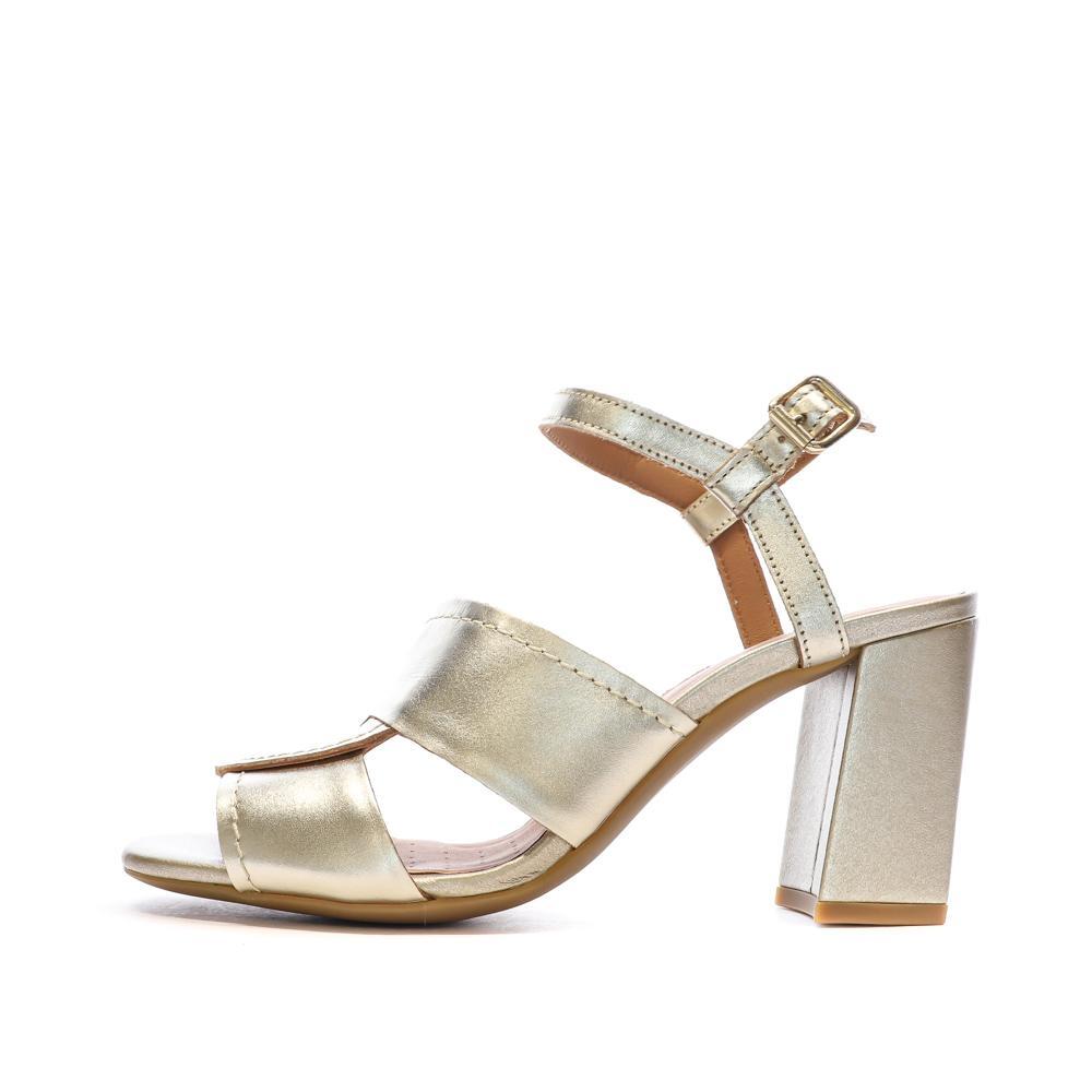 Geox - Sandales Dorées Femme Geox  Neraklia - Sandales - Jaune - Decathlon