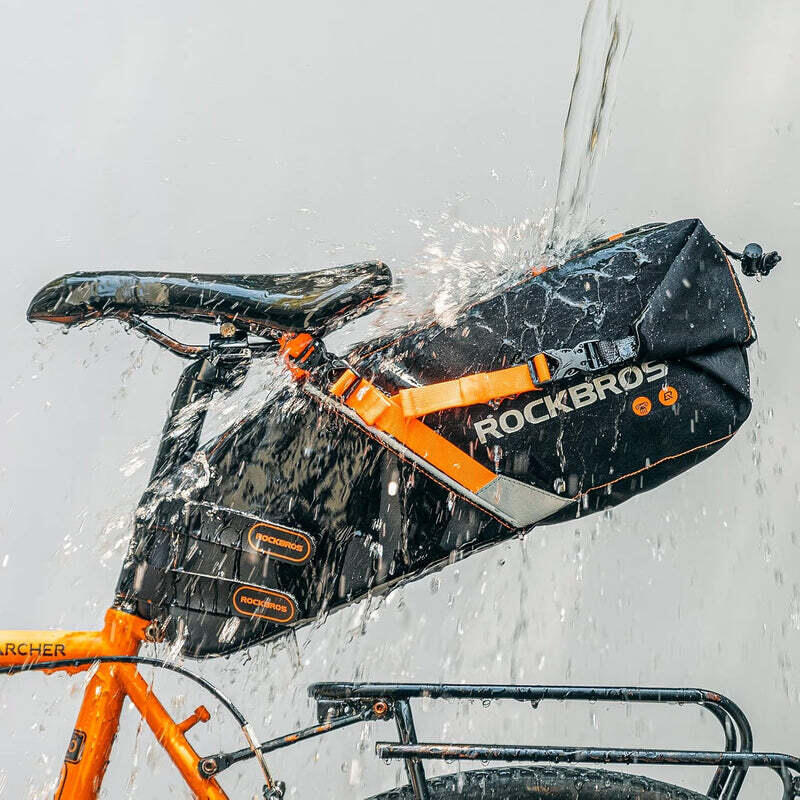 Sacoche de Selle Vélo ROCKBROS 10 L – Étanche, Grande Capacité 3/4