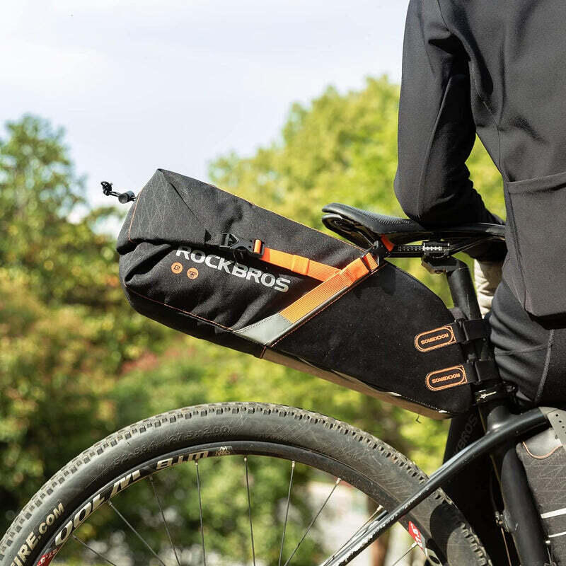 Sacoche de Selle Vélo ROCKBROS 10 L – Étanche, Grande Capacité 2/4
