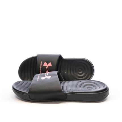 Claquettes Noires/Roses Femme Under Armour Ansa Fix