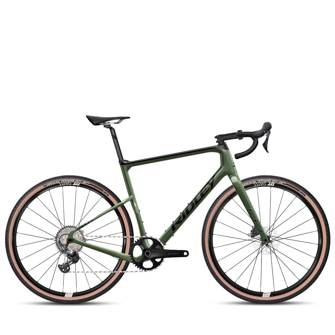 RIDLEY Second Life - Vélo gravel Ridley Kanzo Adventure GRX 12 vitesses, taille M, vert